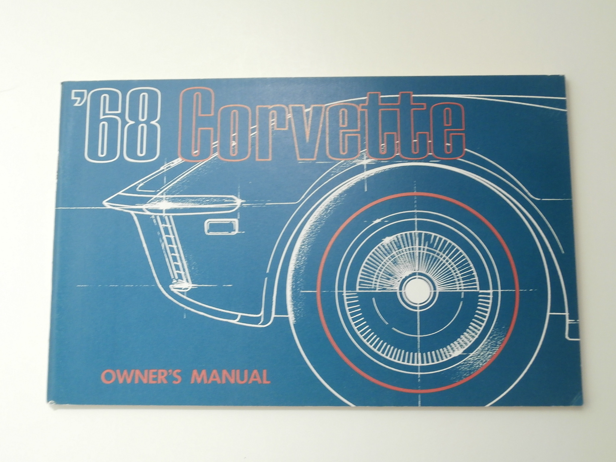 Corvette Owners Manual 1968 True Original - Click Image to Close